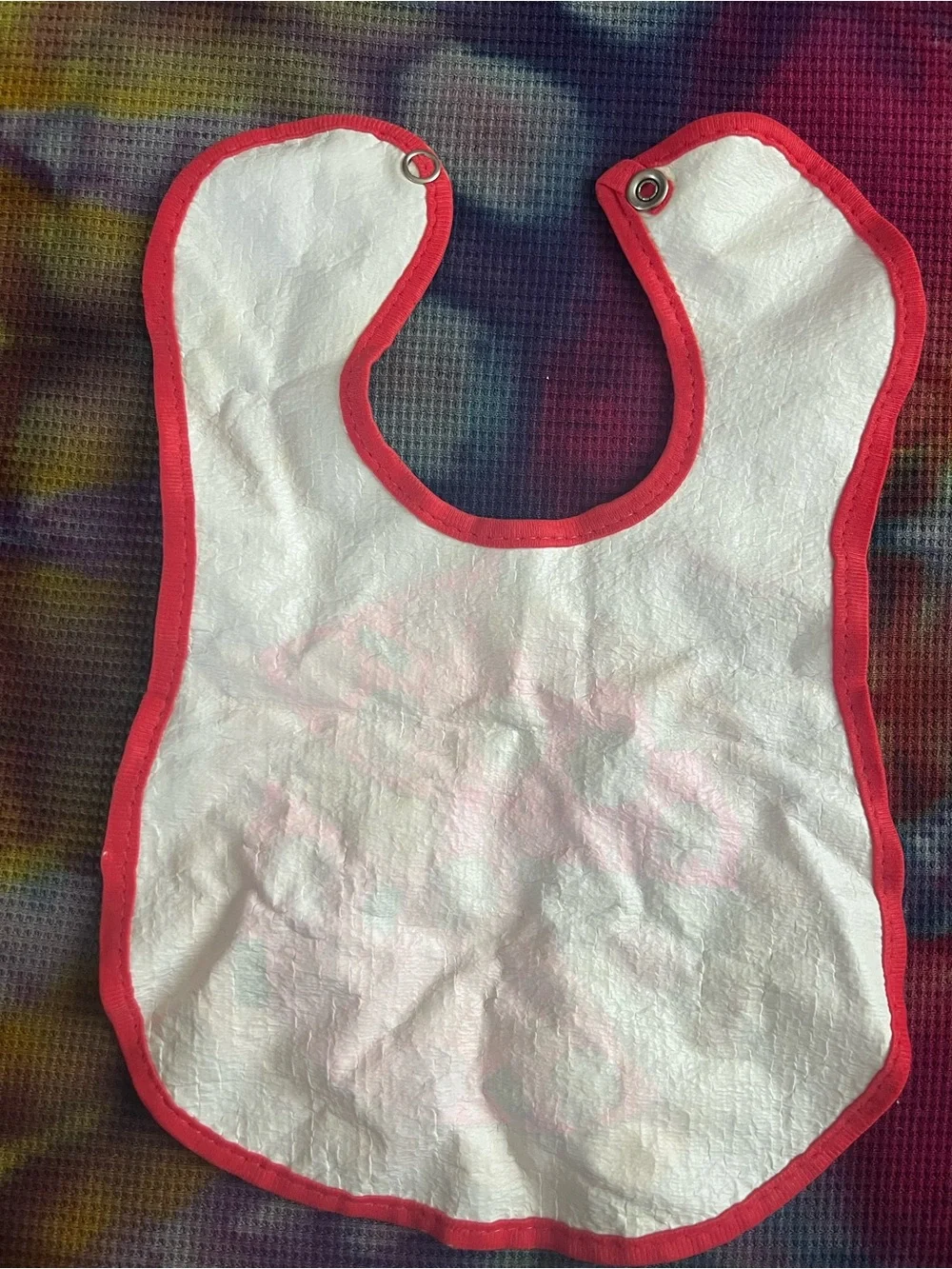 🍕VTG 90’s I ❤️ PIZZA Playskool Baby Bib